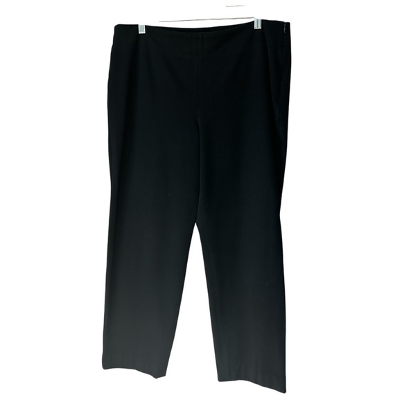 Talbots Heritage Black Side-Zipper Career Pants, Black, 14P - Picture 1 of 6